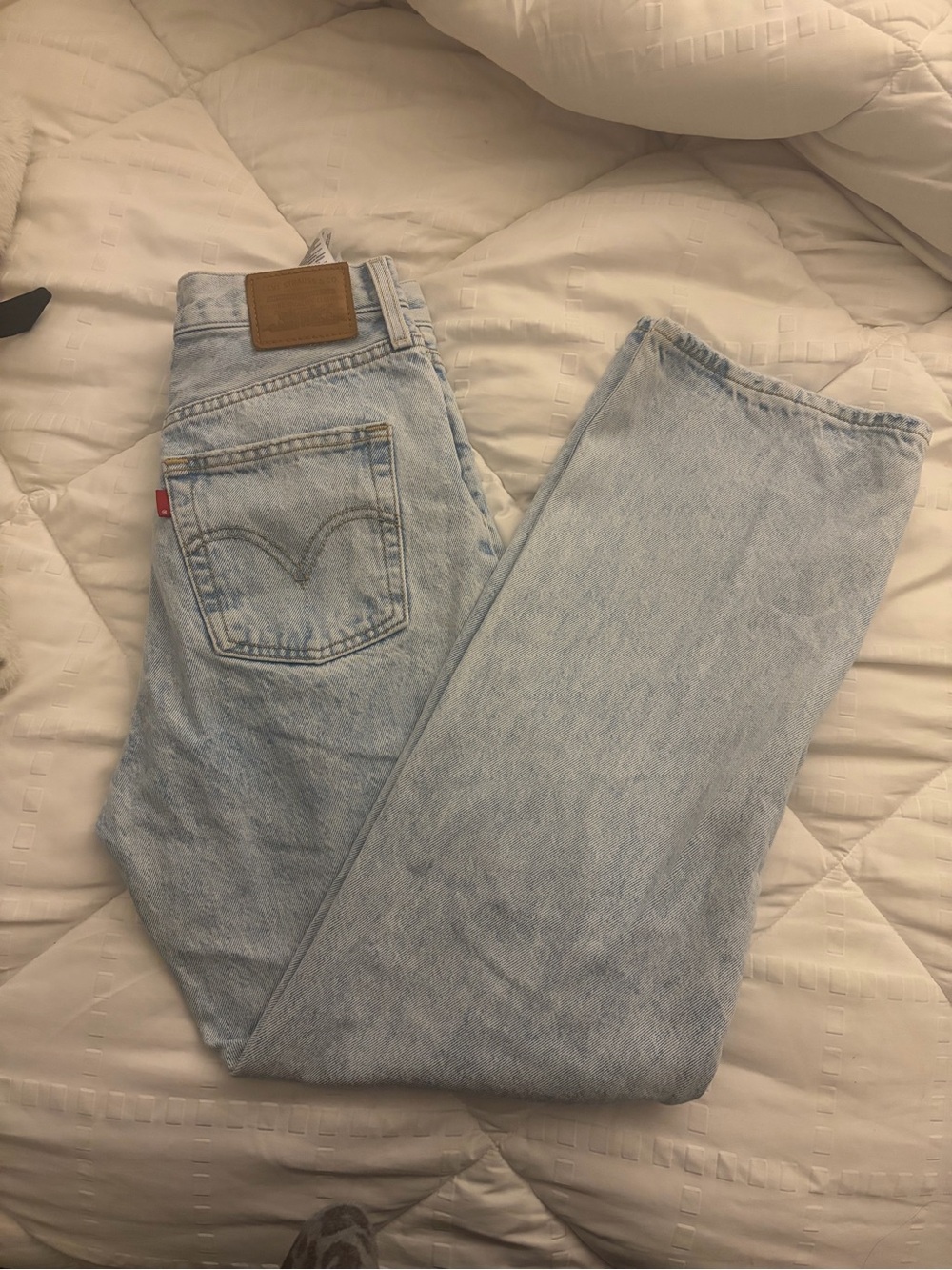 Levi's Light Blue Straight Fit Men's Jeans